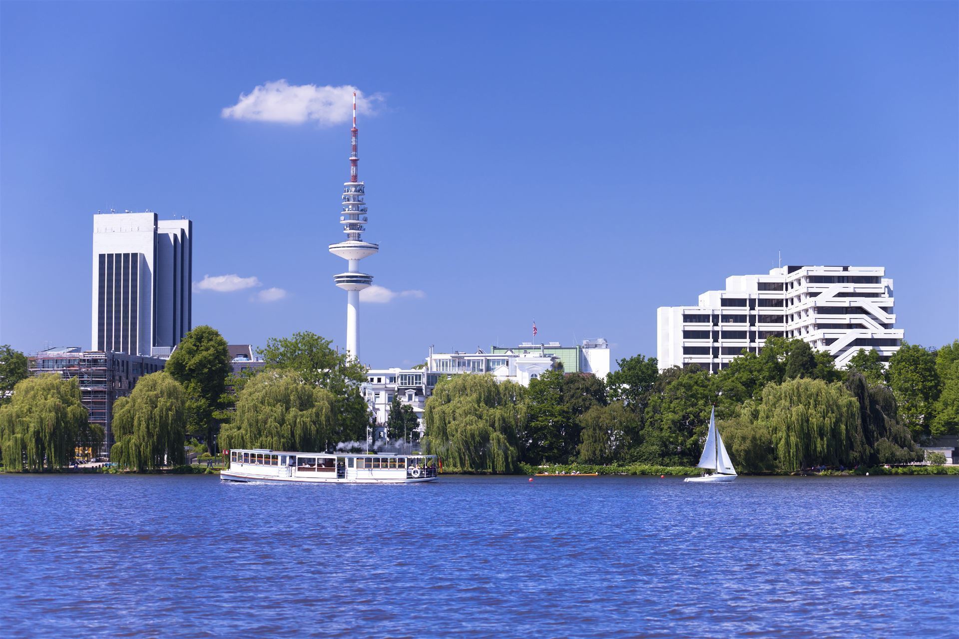 Deutschland Hamburg Alstersee