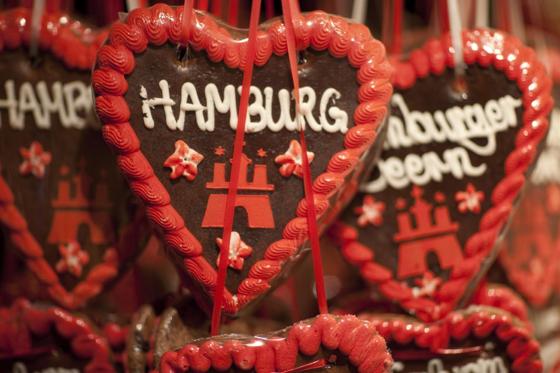 Deutschland Hamburg Lebkuchenherz