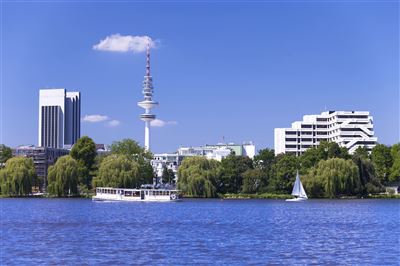 Deutschland Hamburg Alstersee