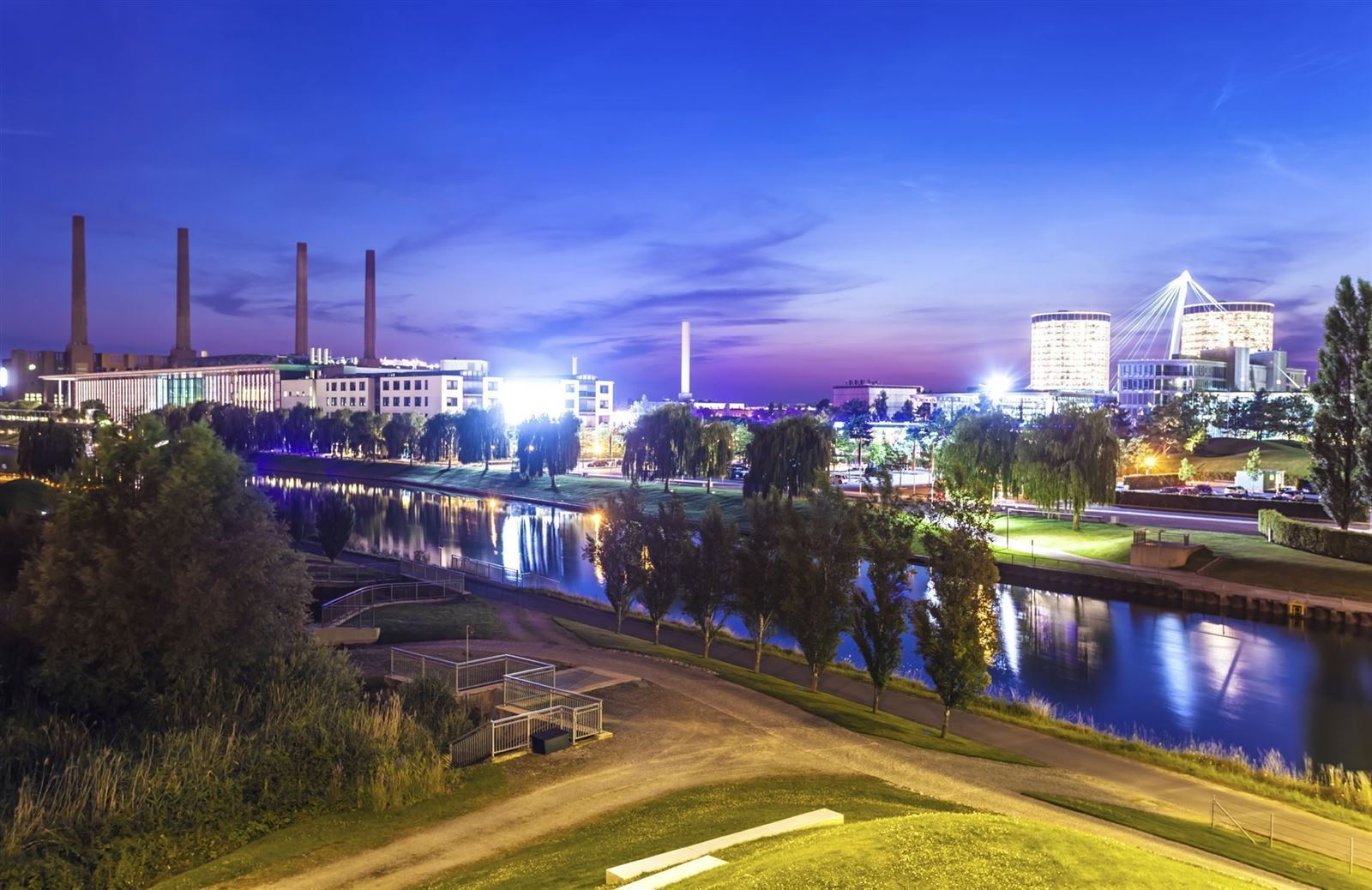 Deutschland_Niedersachsen_Wolfsburg_Skyline