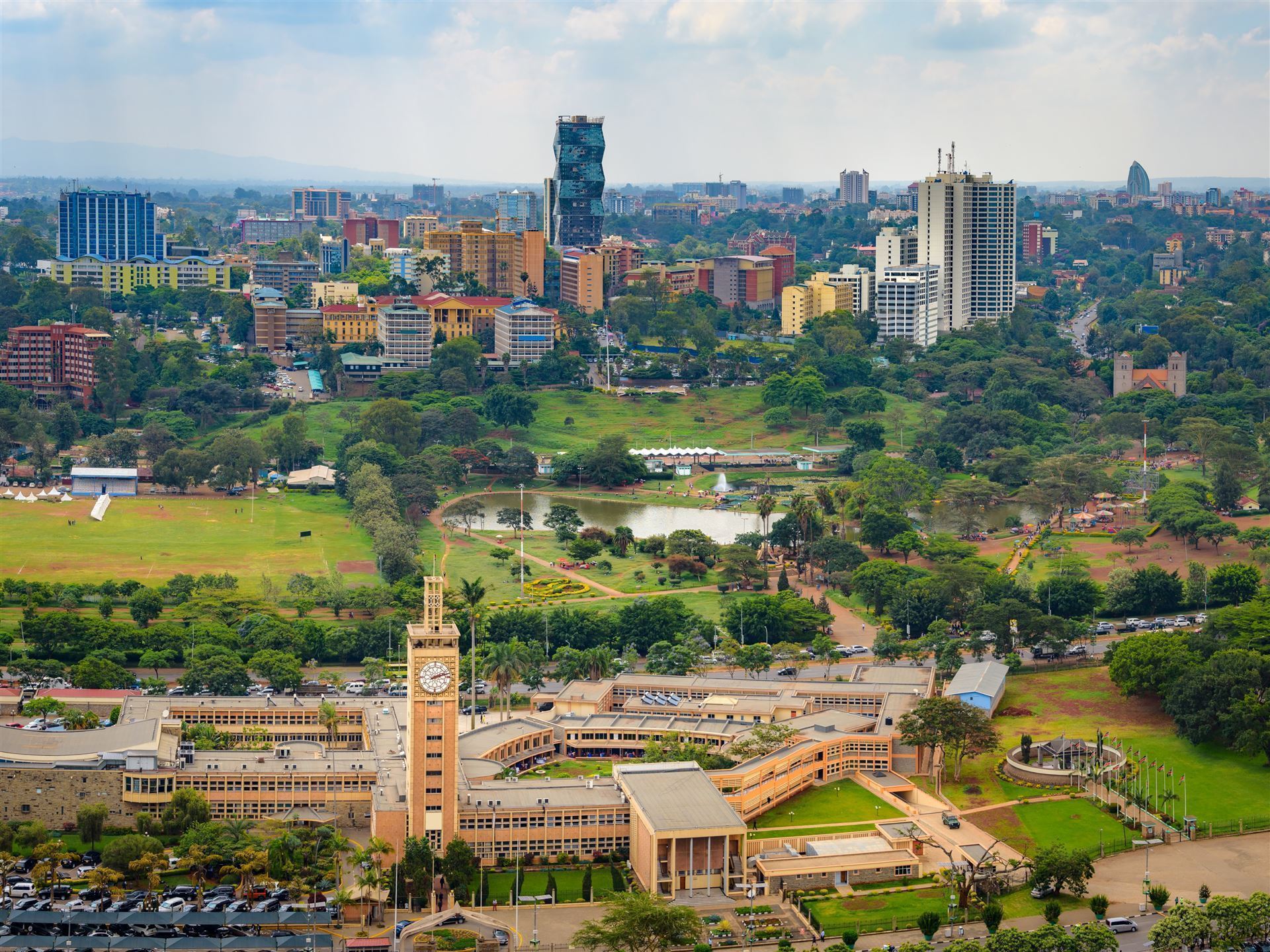 Skyline von Nairobi