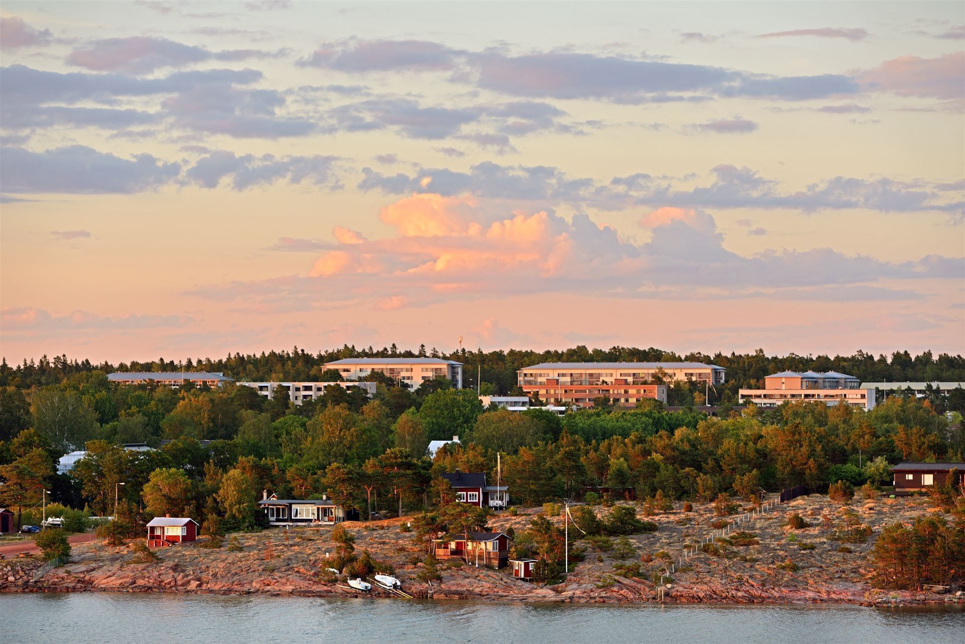 Mitternachtssonne in Mariehamn