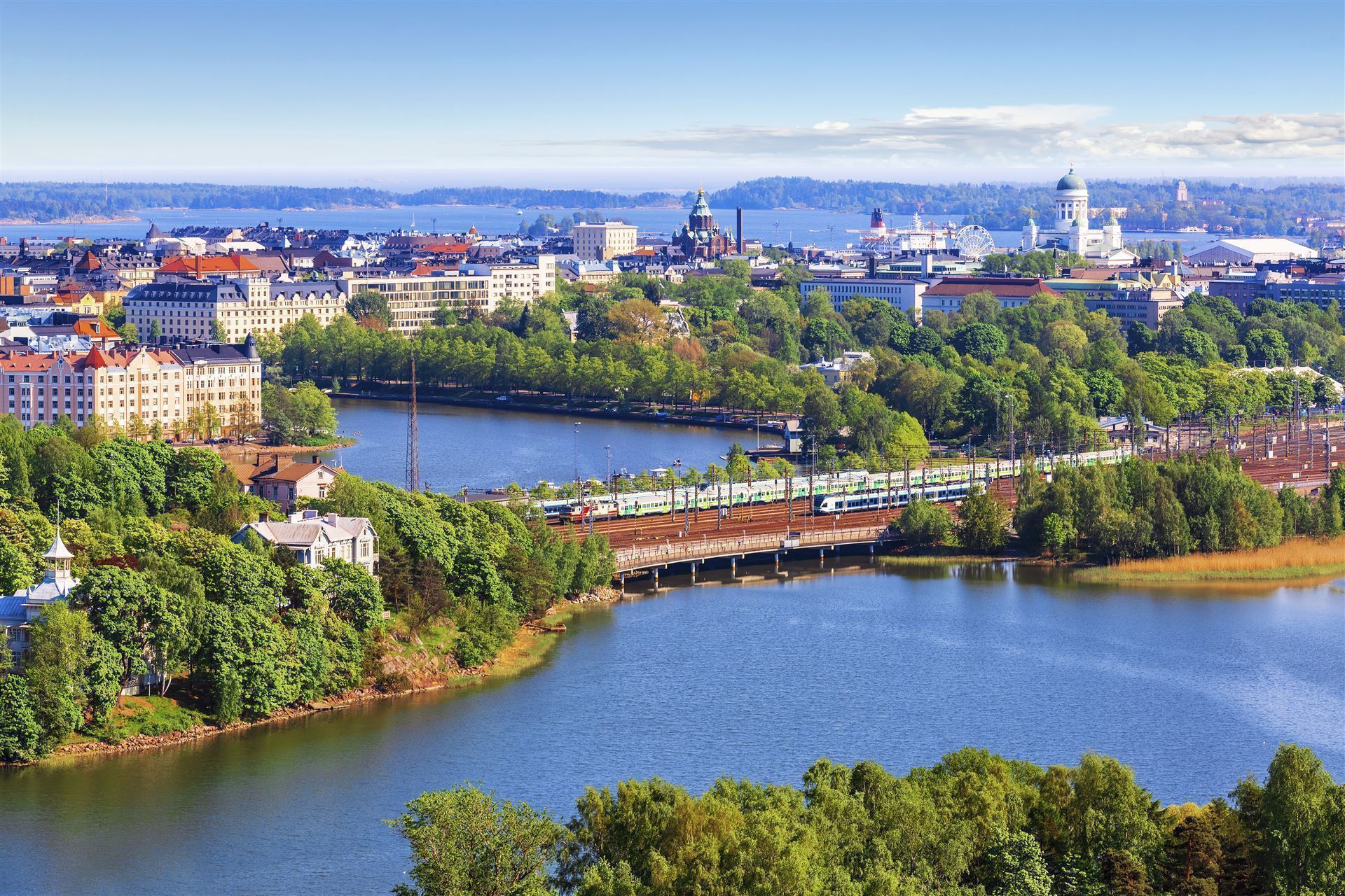 Luftaufnahme von Helsinki, Finnland