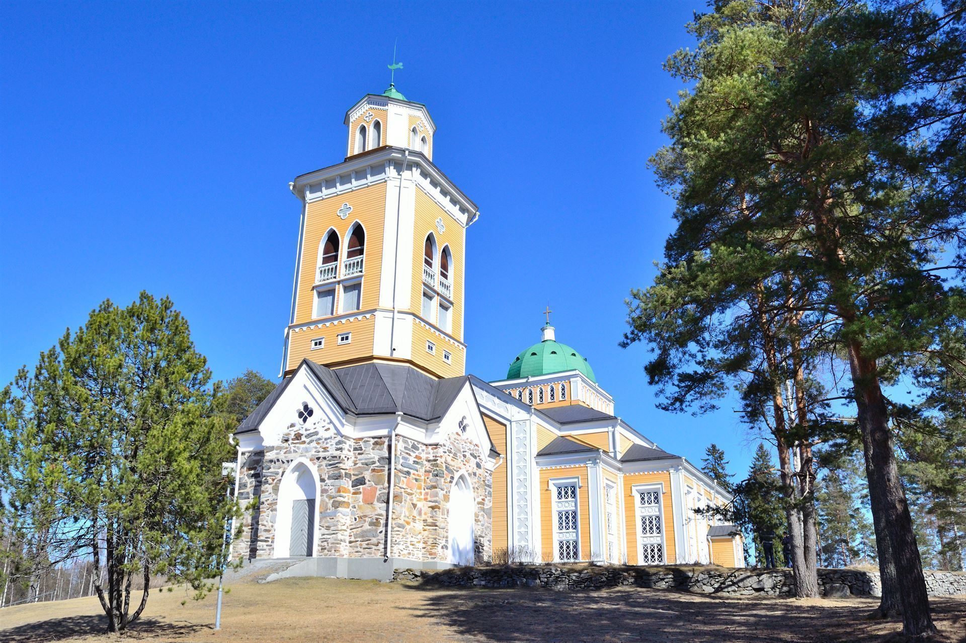 Hölzerne Kirche in Kerimäki, Finnland