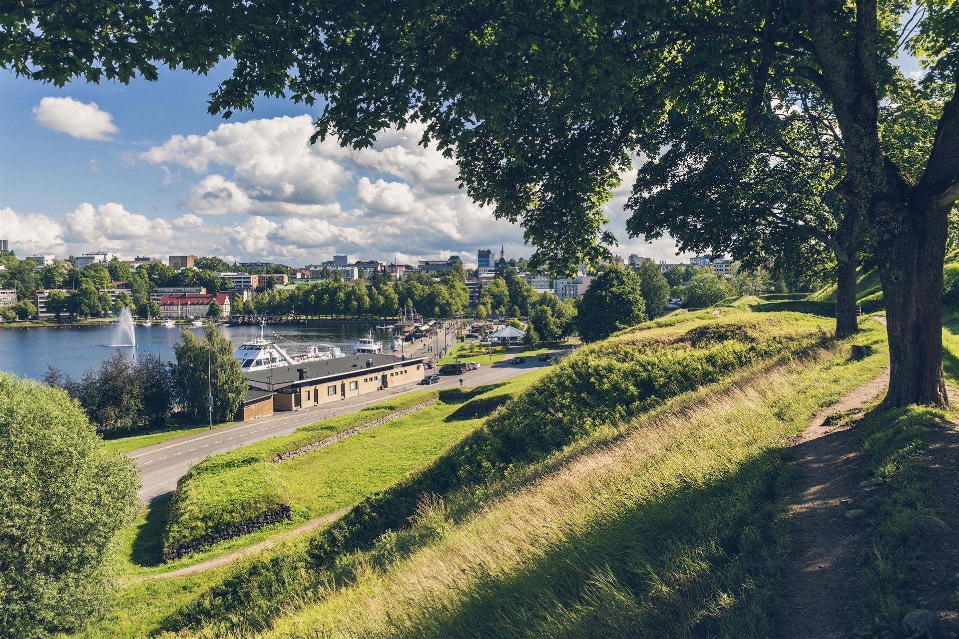 Blick auf Lappeenranta, Finnland