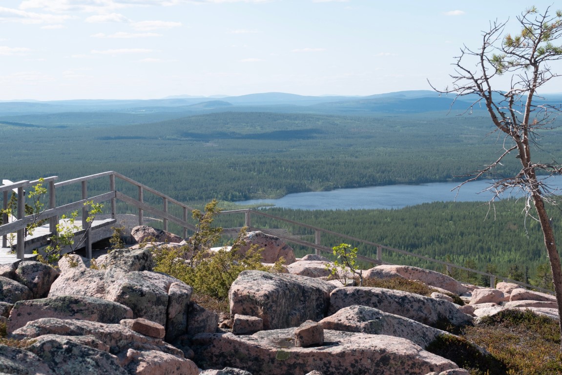 Blick v. Sallatunturi-Berg, Salla