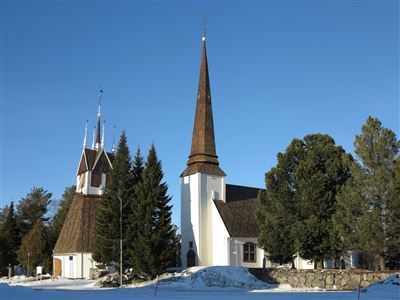 Kirche in Tornio, Finnland