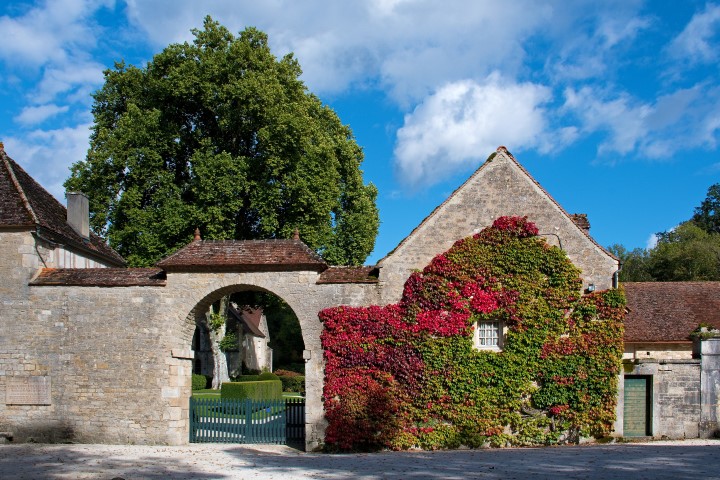 Abtei Fontenay, Montbart, Eingang,