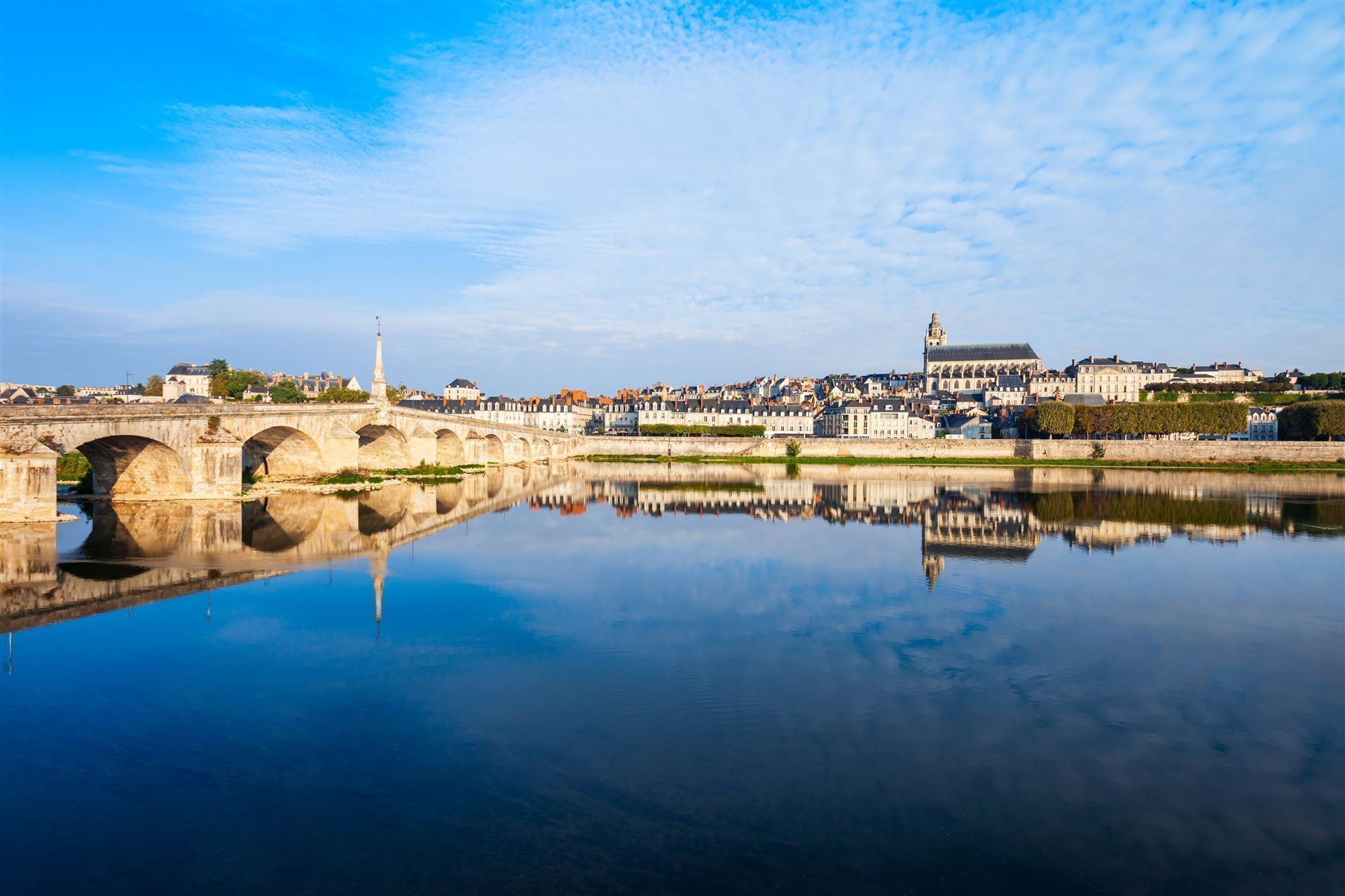Blick auf Blois