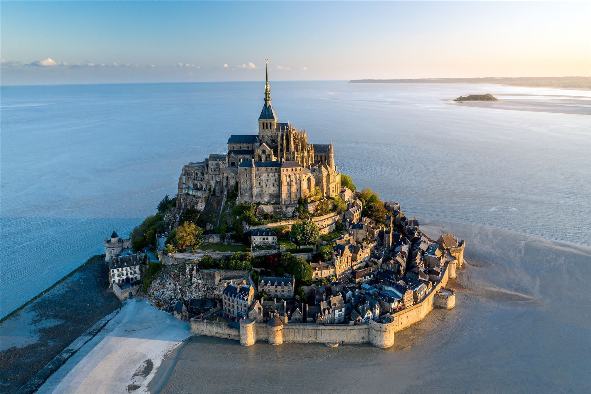 Saint Michel mit Blick von oben