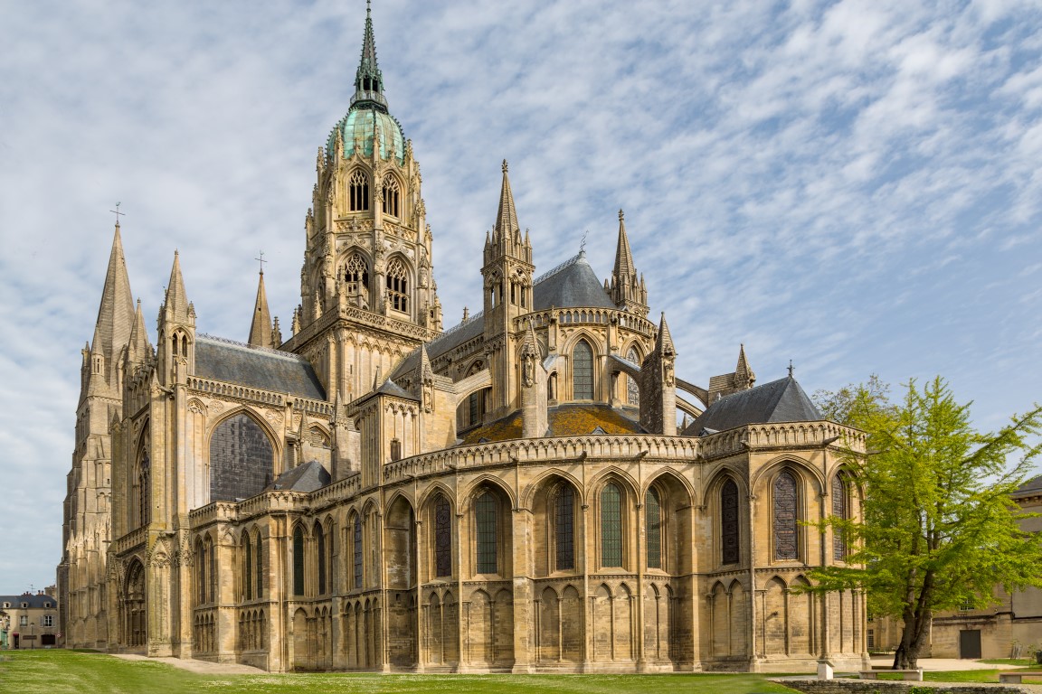 Kathedrale von Bayeux in Bayeux, Normandie, Frankreich