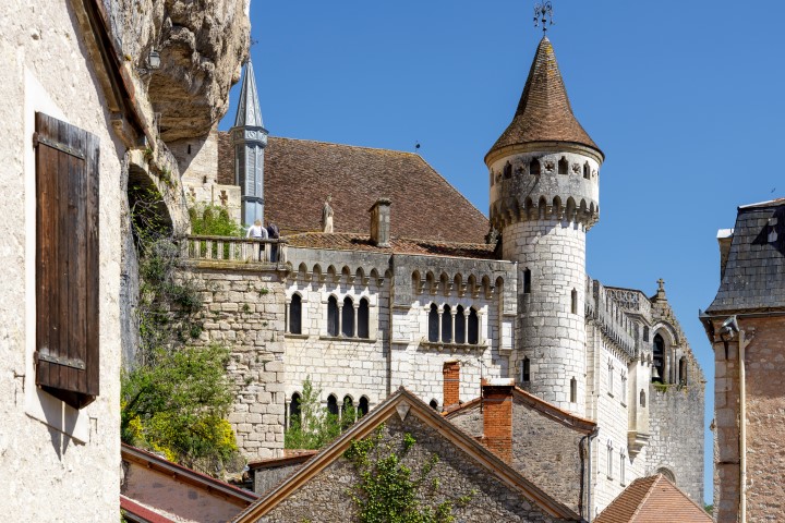 Blick auf Rocamadour Anlage