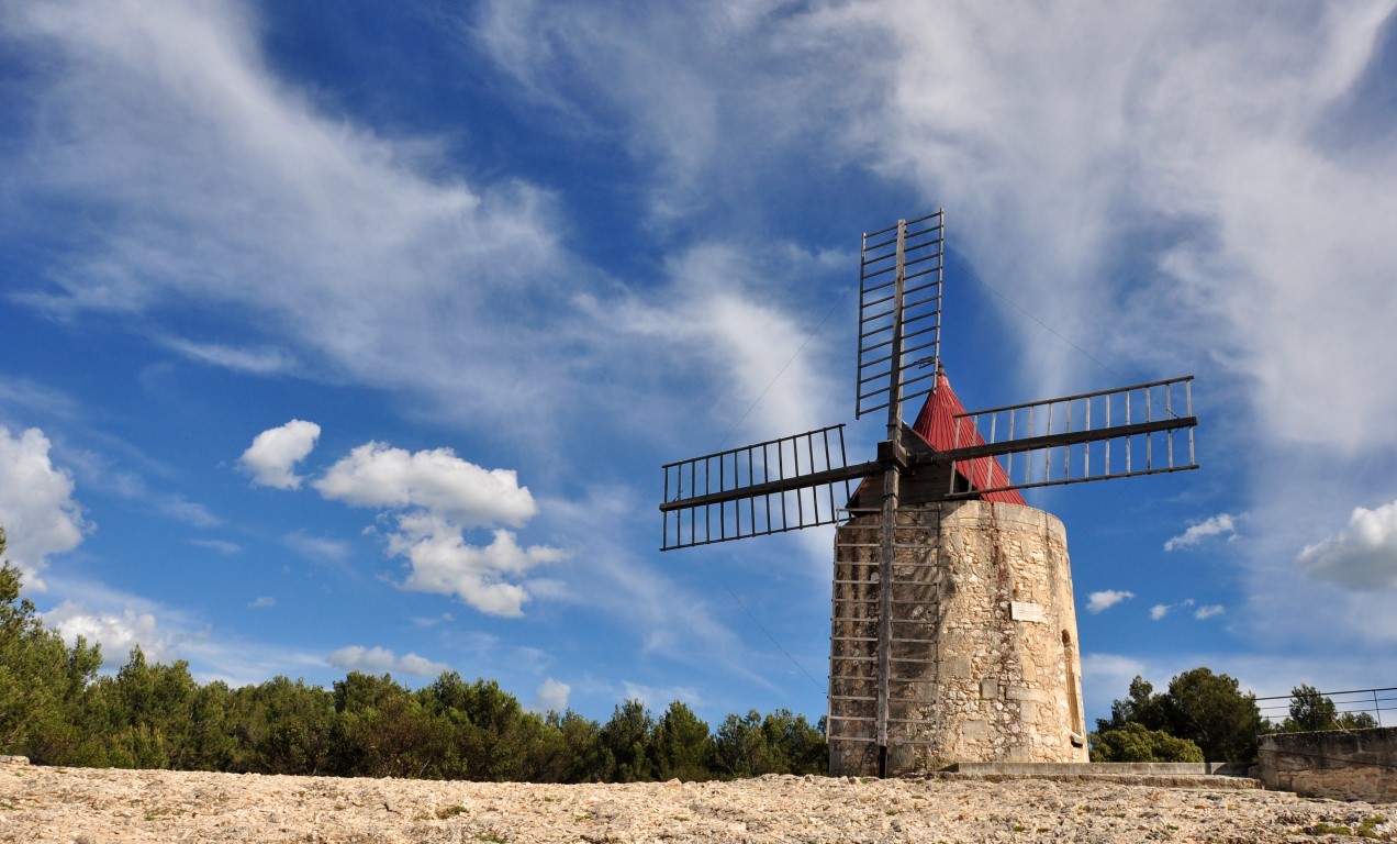 FONTVIEILLE - Mühle mit dem Titel "de Daudet"