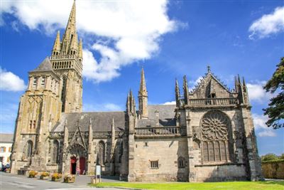 Basilika Notre Dame. Le Folgoët, Finistère, Bretagne