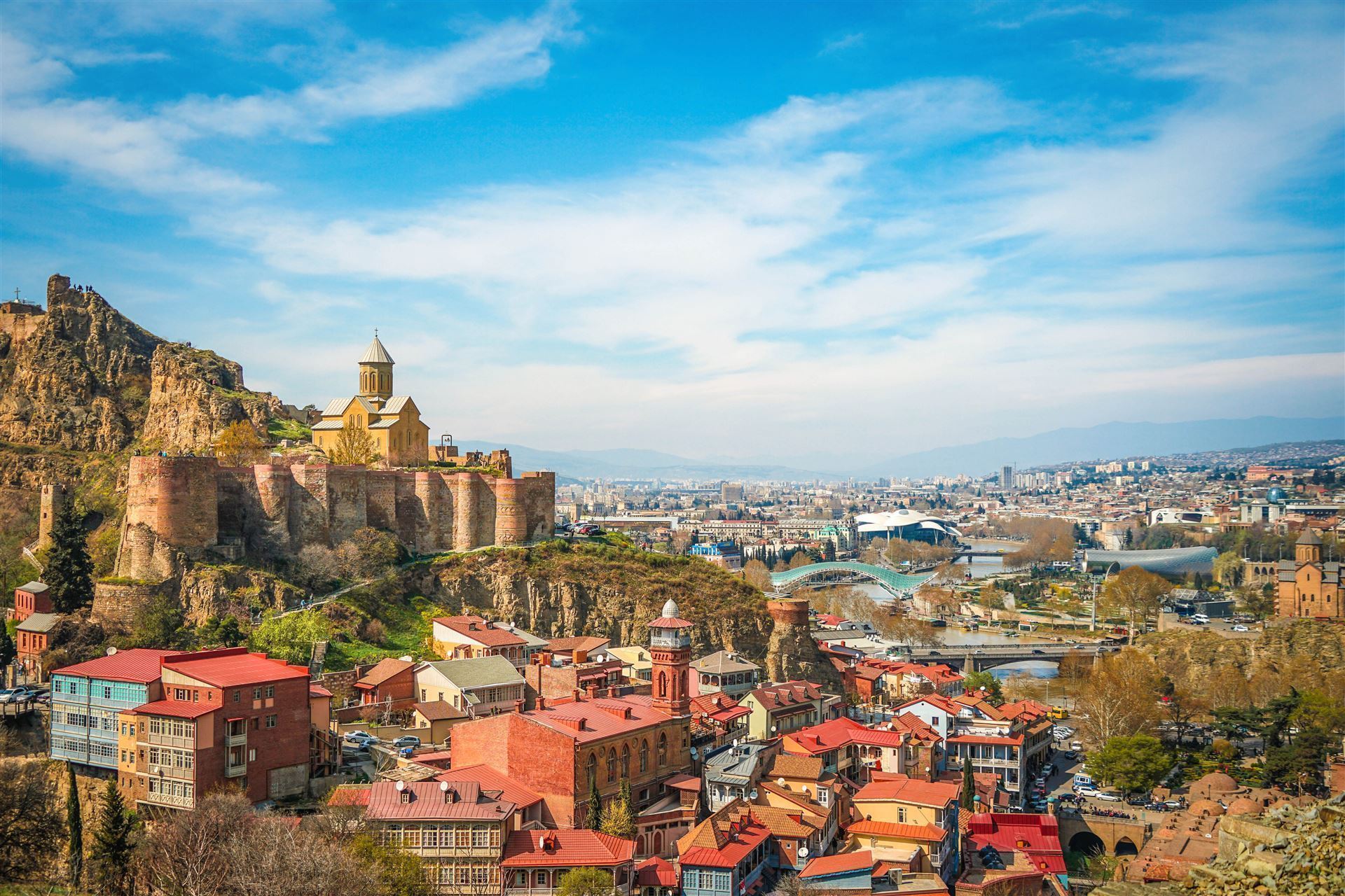 Blick über Tiflis