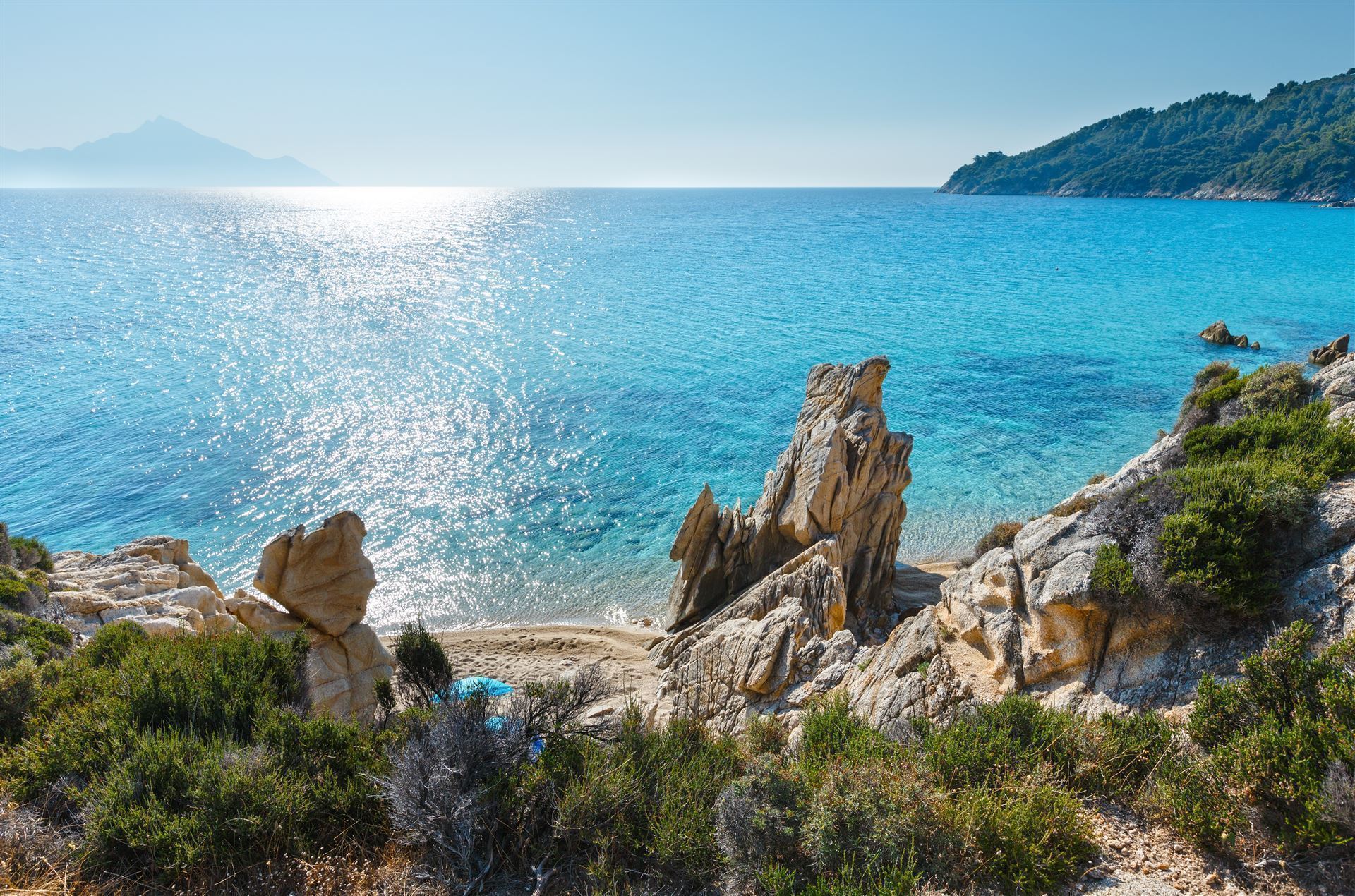 Griechenland Chalkidiki Halbinsel Sithoni