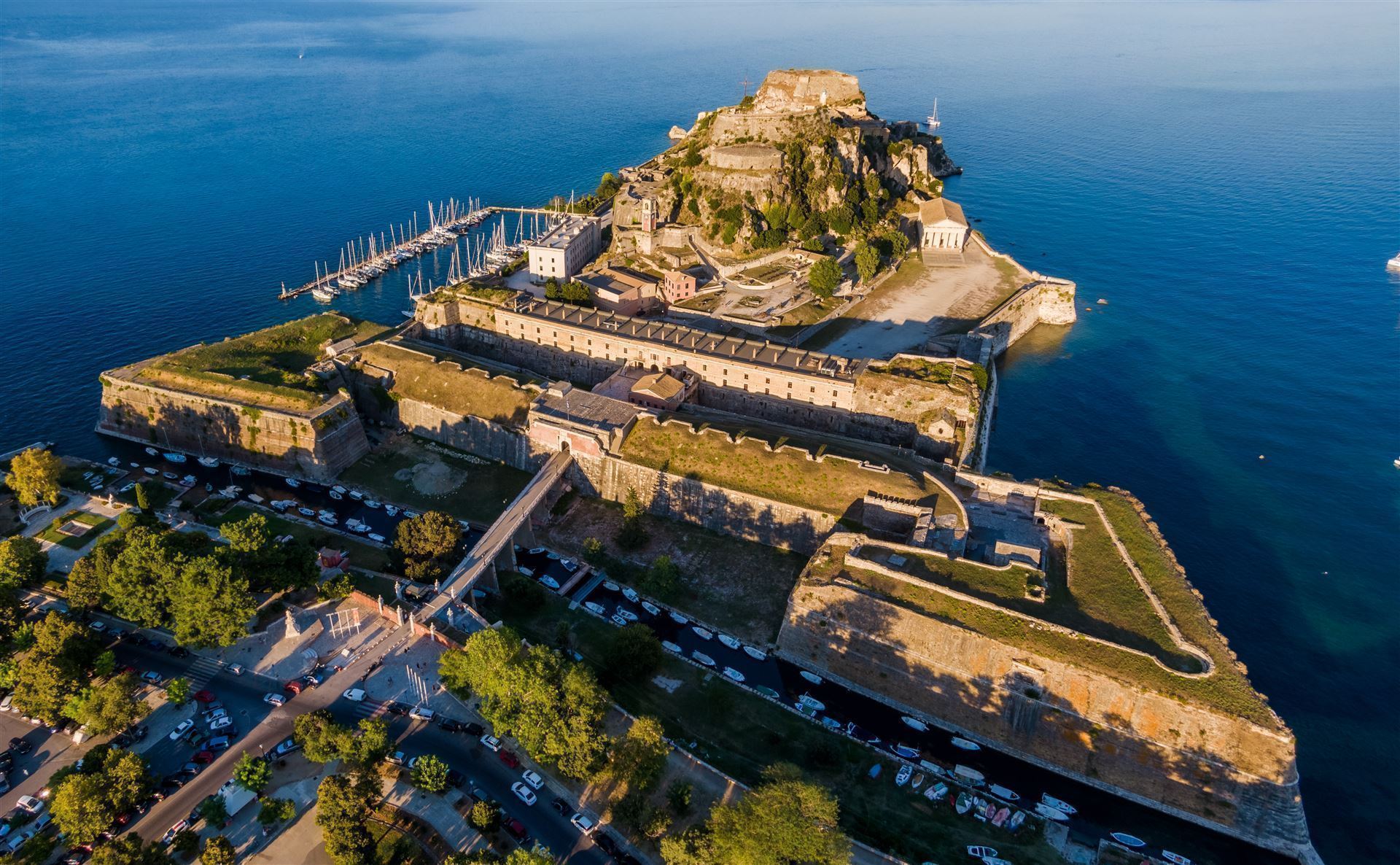 Insel Korfu Alte Festung Korfu-Stadt