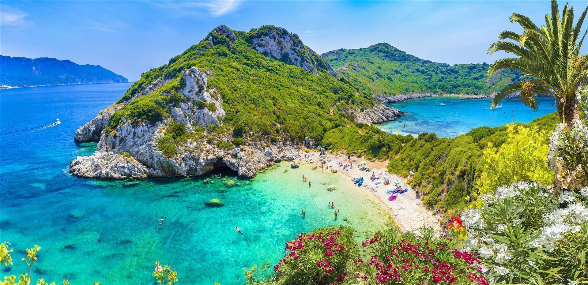 Korfu Afionas Zwillingsbucht Porto Timoni