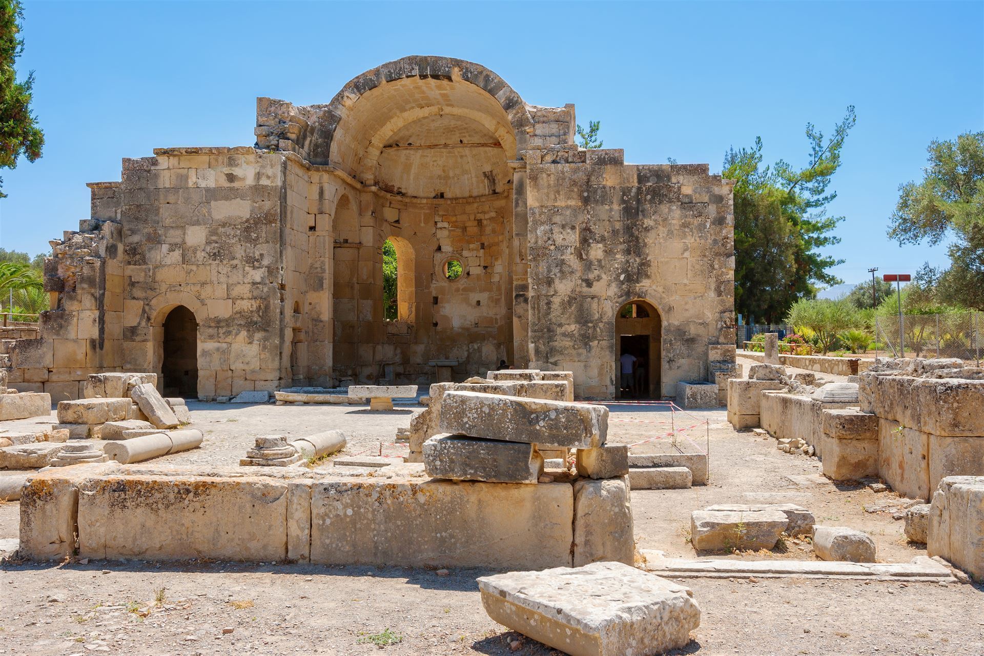 Insel Kreta Ausgrabungen Gortyn
