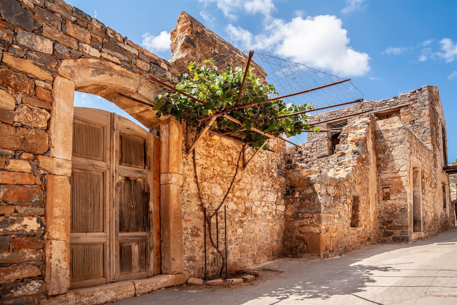 Kreta Spinalonga Steinhaus