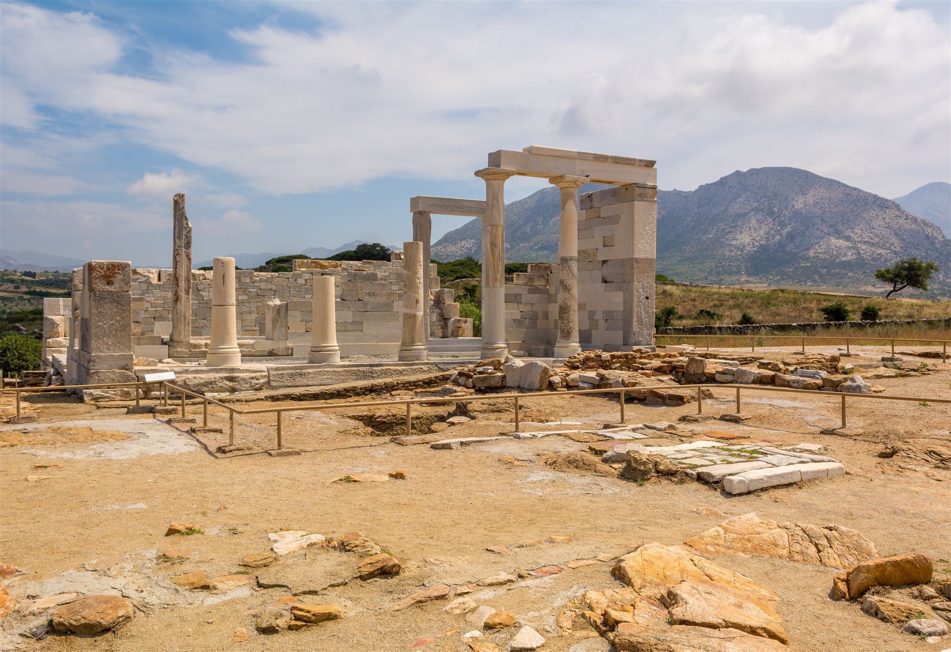 Kykladen Insel Naxos Demetertempel