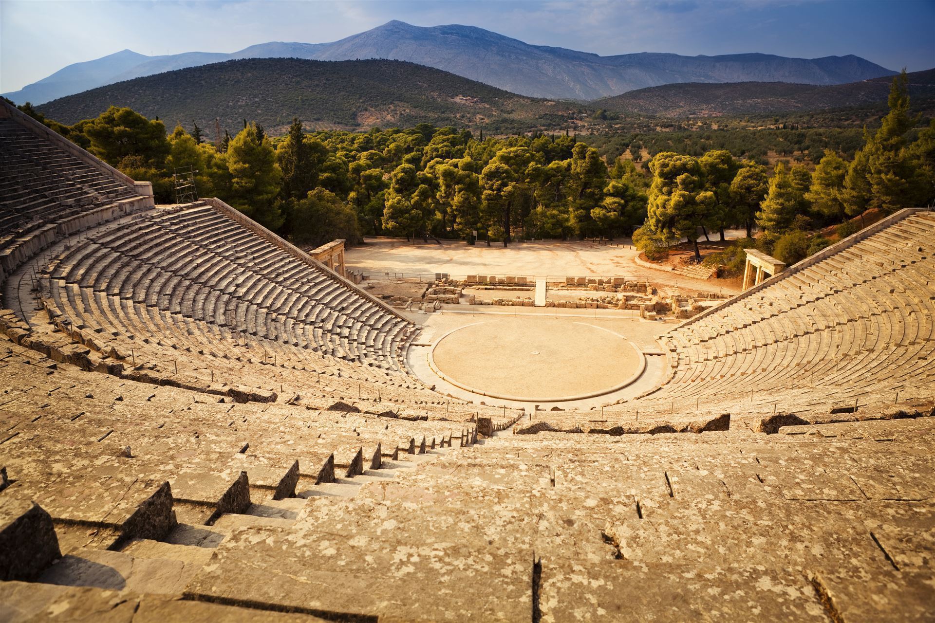 Peleponnes altes Theater Epidaurus