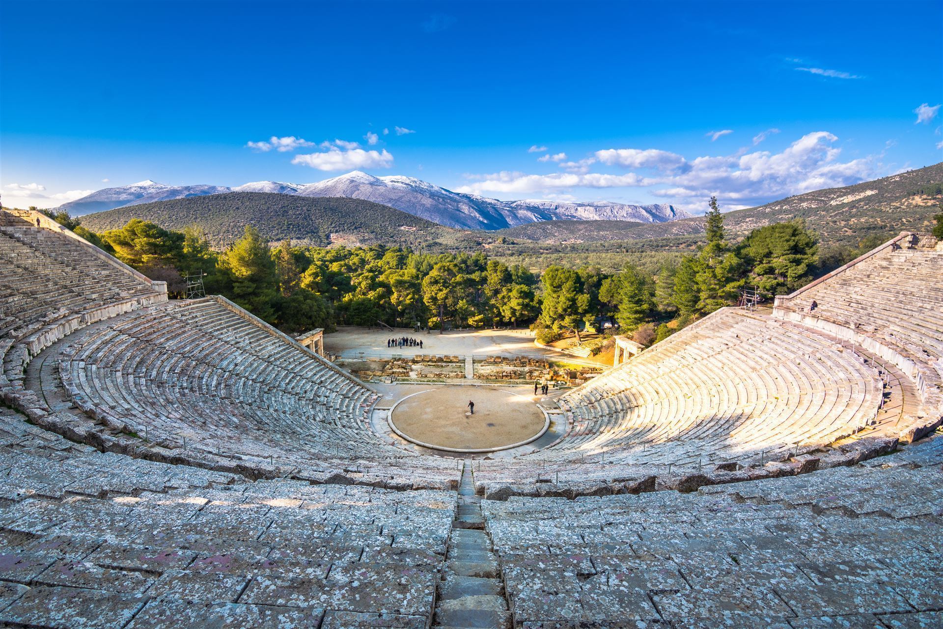Peleponnes altes Theater Epidaurus