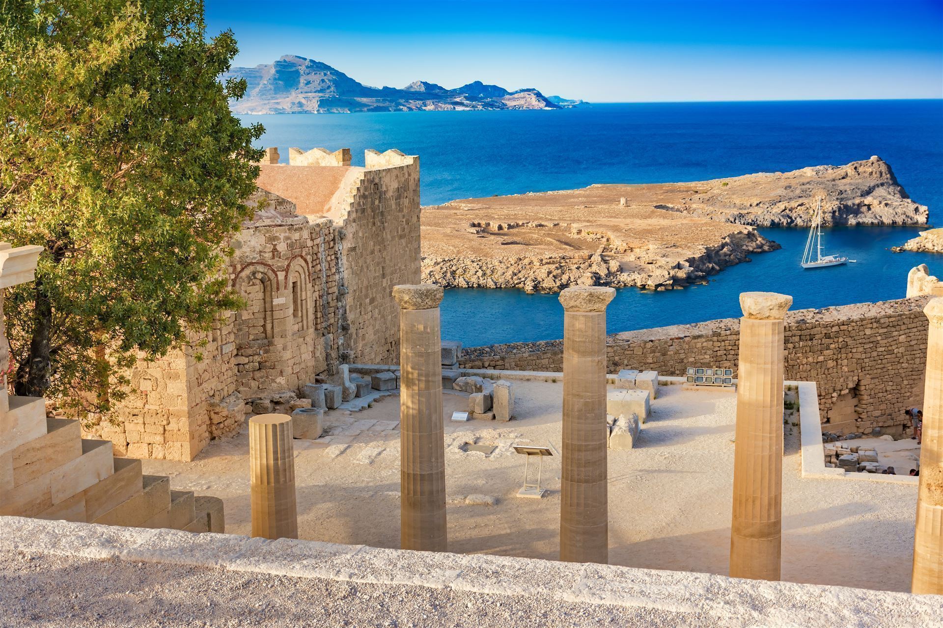 Rhodos Akropolis von Lindos