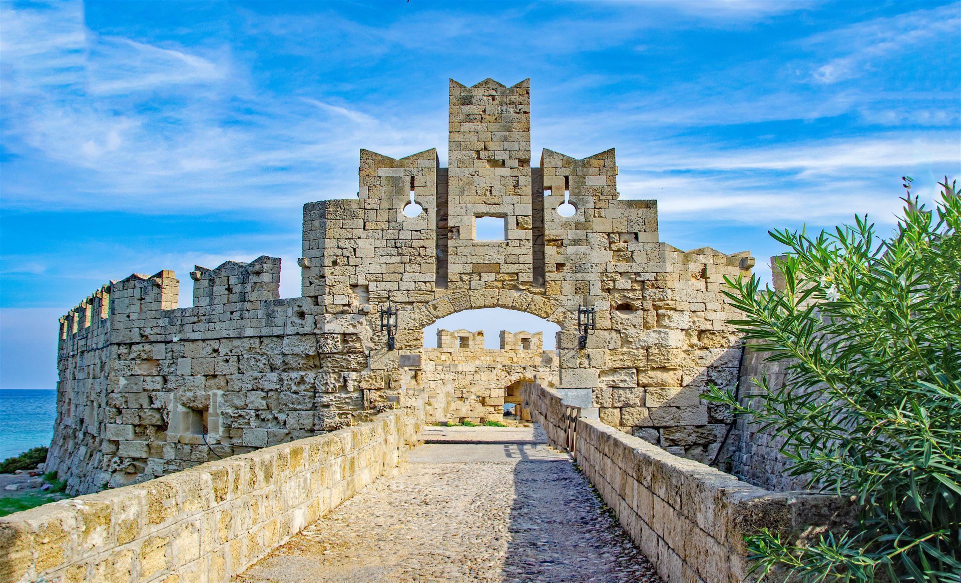 Rhodos Rhodos-Stadt Stadtmauer