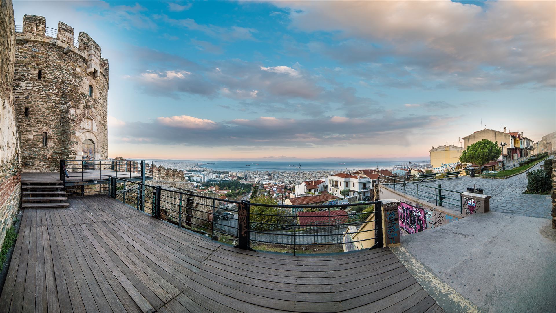 Griechenland Thessaloniki Panorama