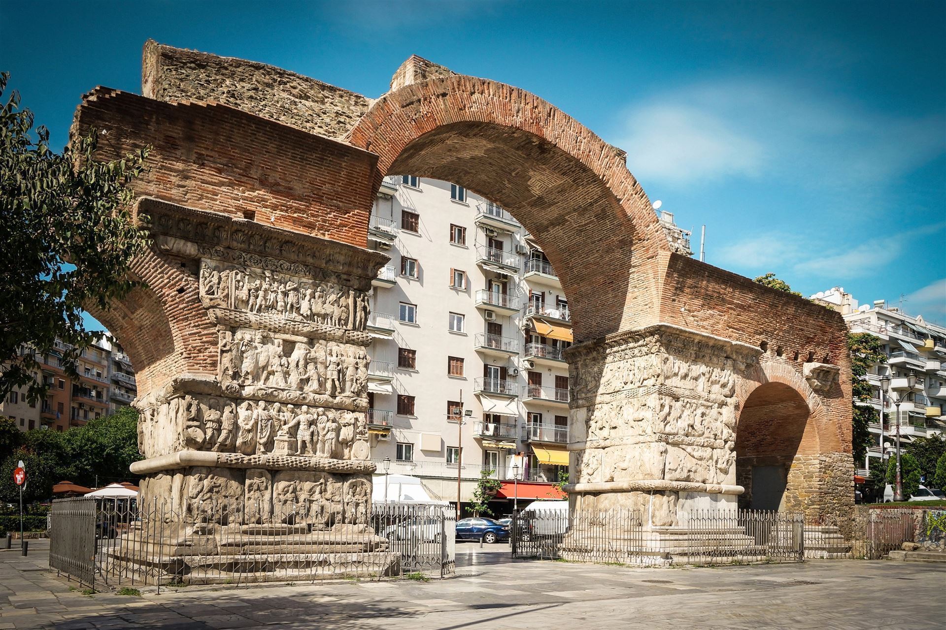 Griechenland Thessaloniki Triumphbogen des Galerius