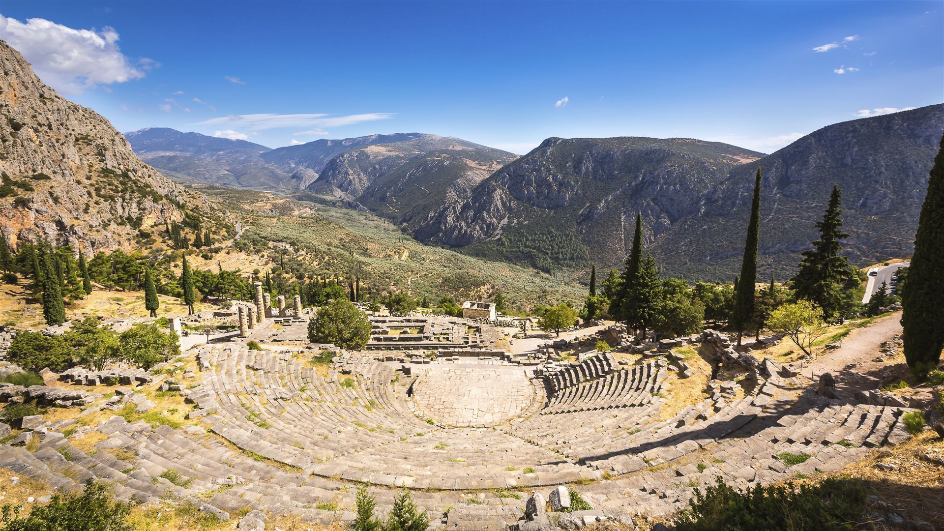 Griechenland Delphi Theater von Delphi