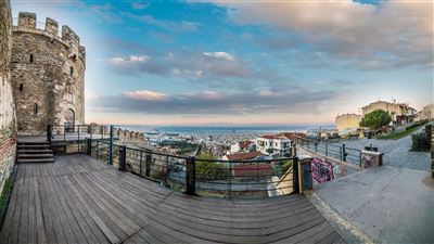 Griechenland Thessaloniki Panorama