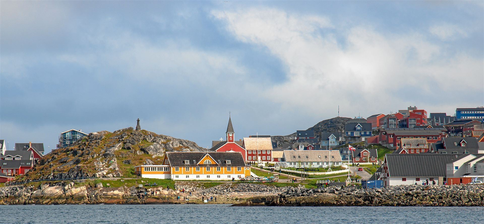 Blick auf die Stadt Nuuk