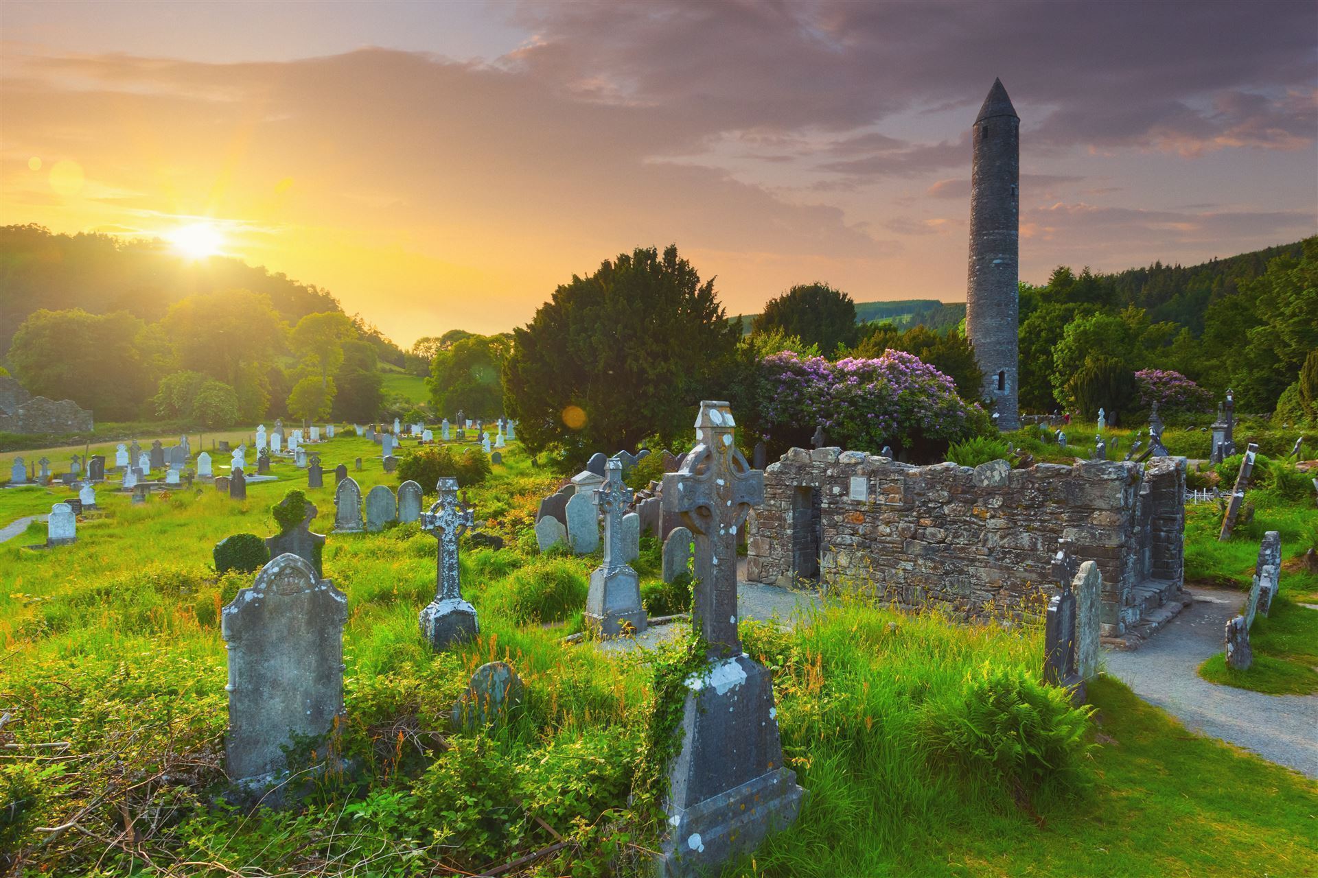 Glendalough Klosterruinen
