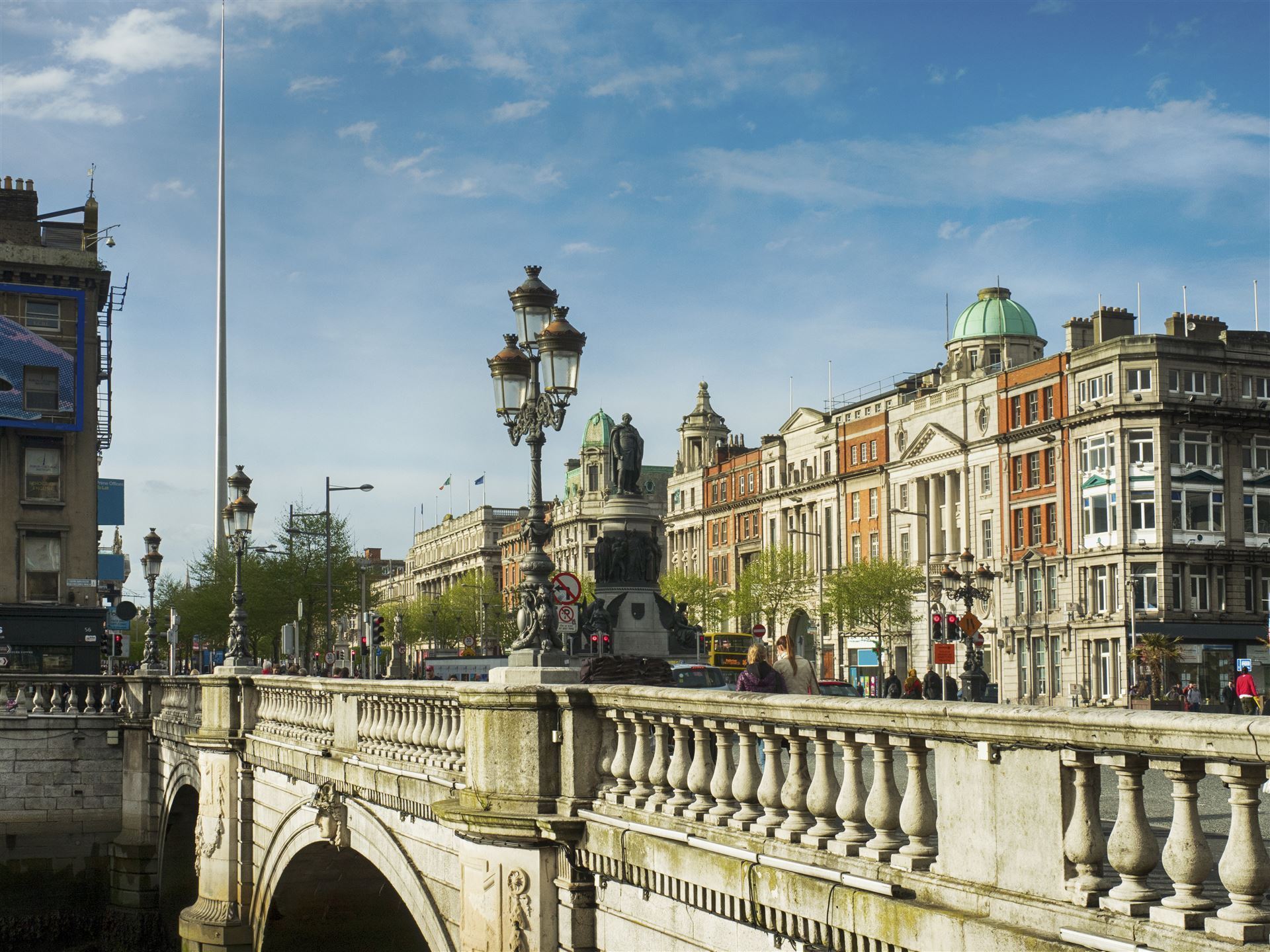 O´Connell Bridge mit Spire