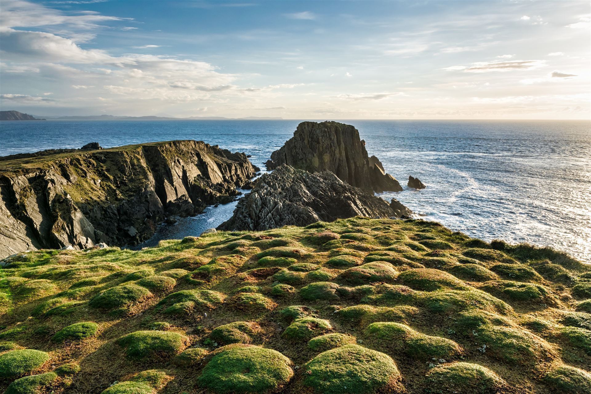 Mooshügel auf dem Malin Head