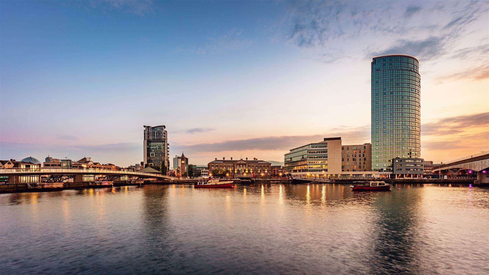Panorama mit Custom House