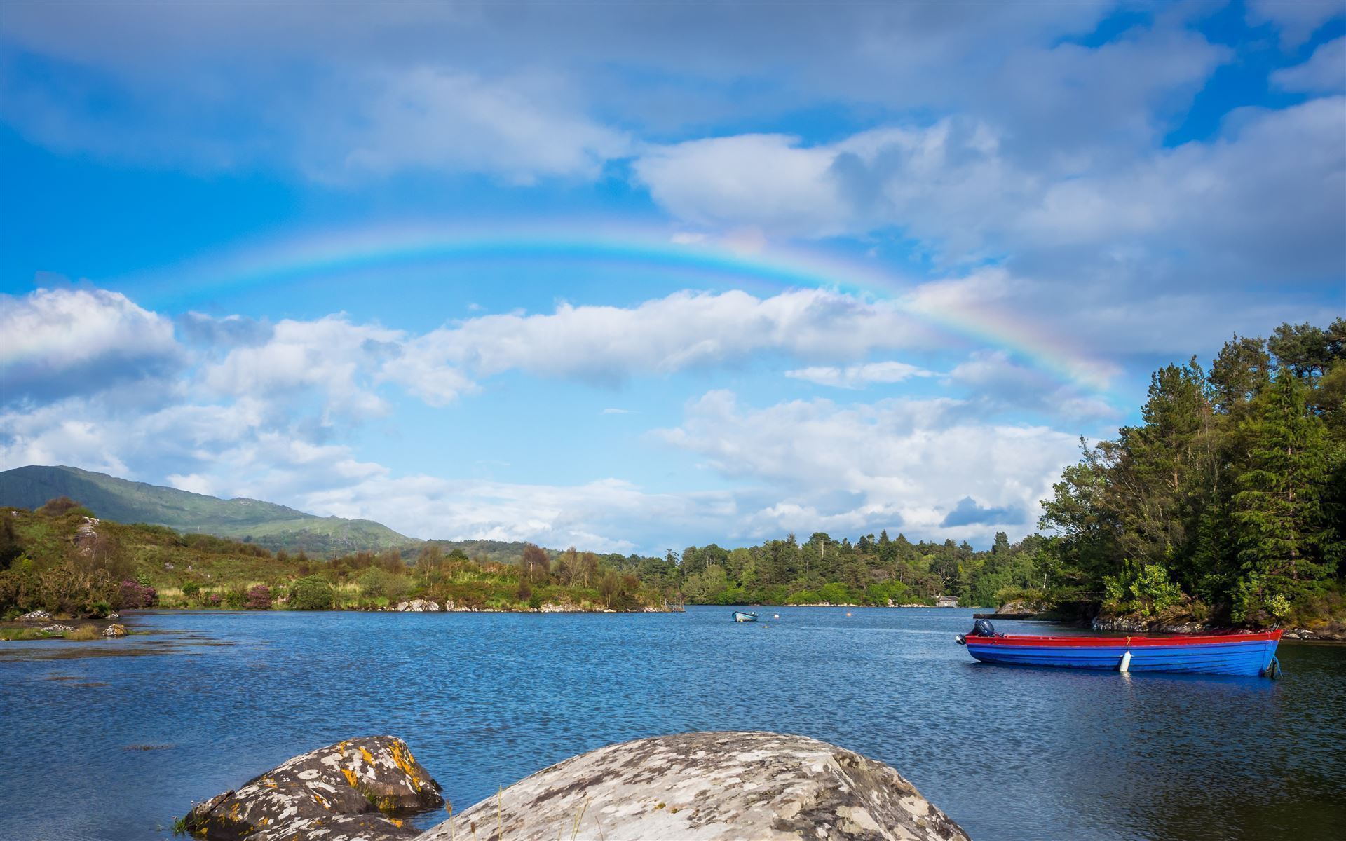 Regenbogen über der Bantry Bay