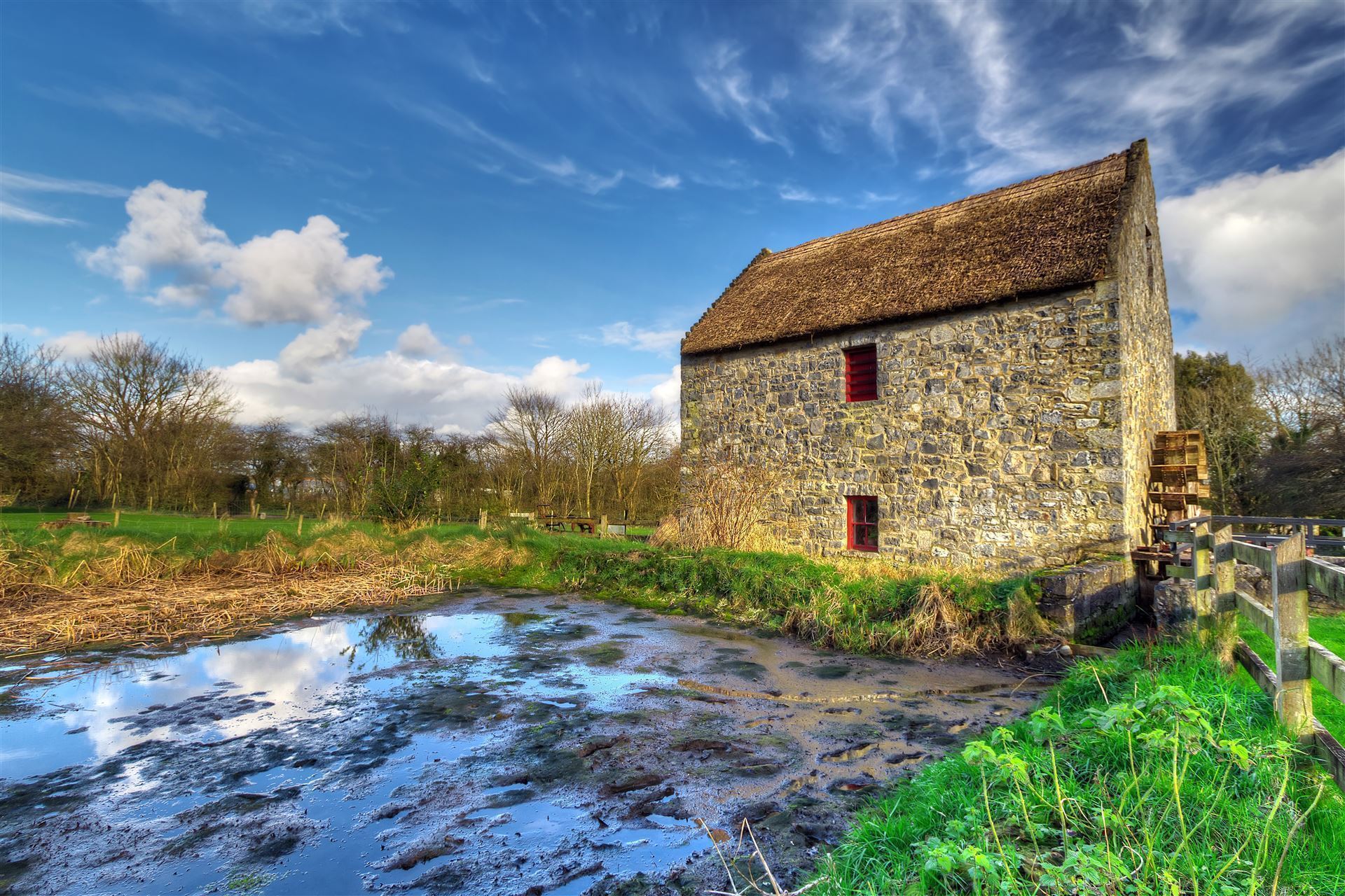 Wassermühle im Bunratty Folk Park