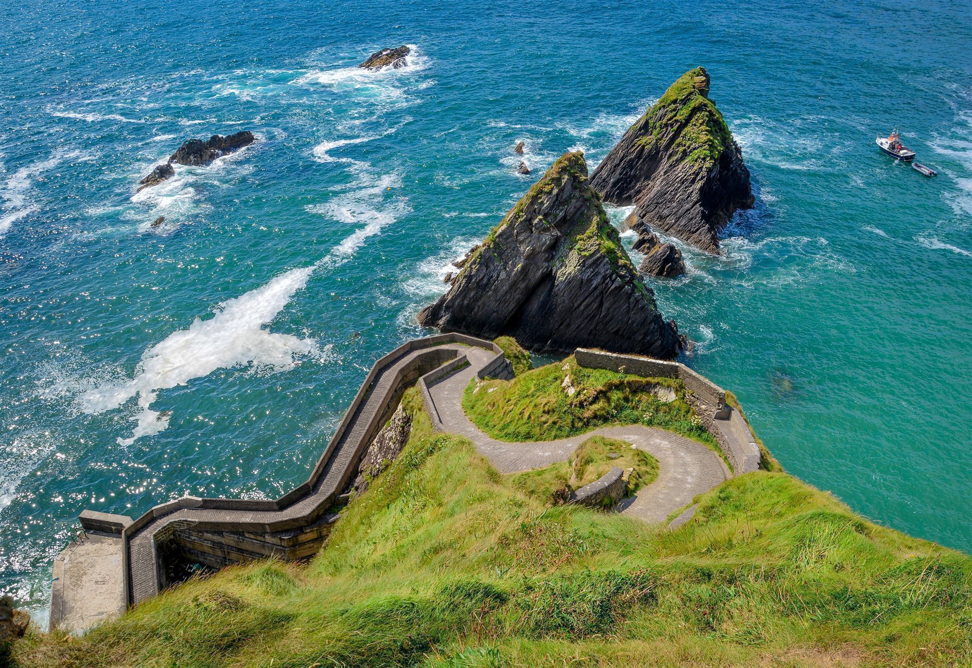Dunquin Harbor auf der Halbinsel Dingle