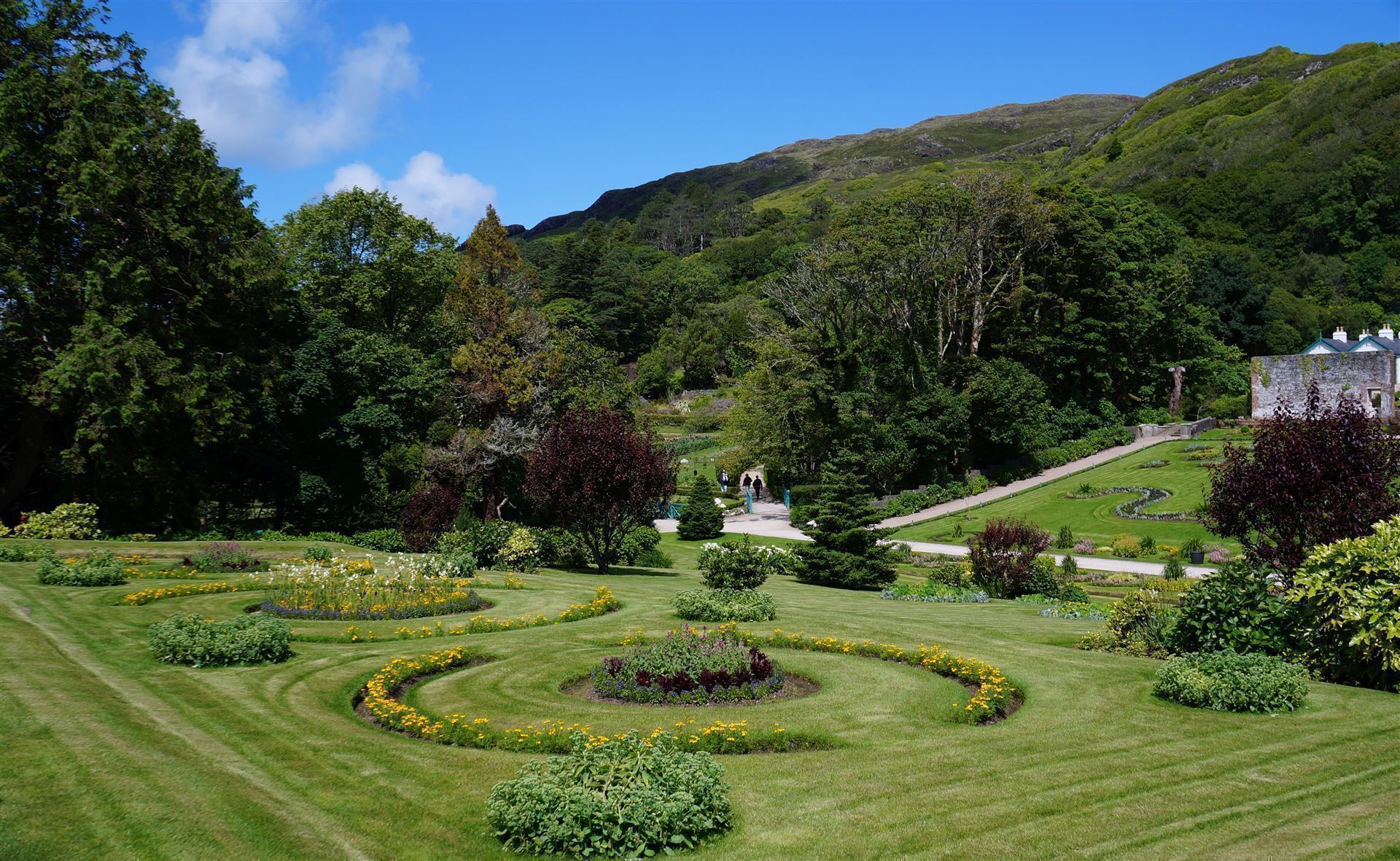 Victorian Walled Garden an der Kylemore Abbey