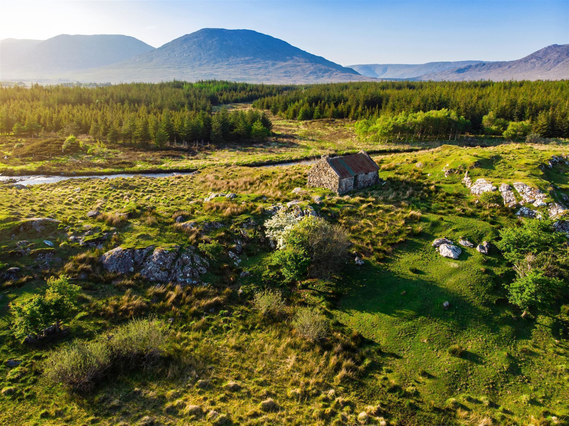 Malerische Landschaft im County Galway