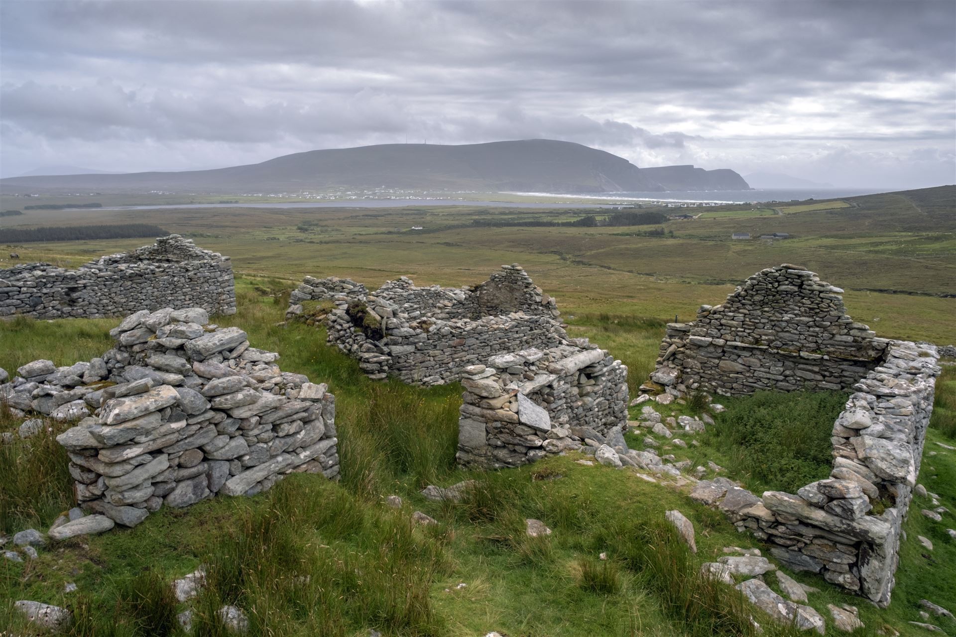 Slievemore: Verlassenes Dorf auf Achill Island