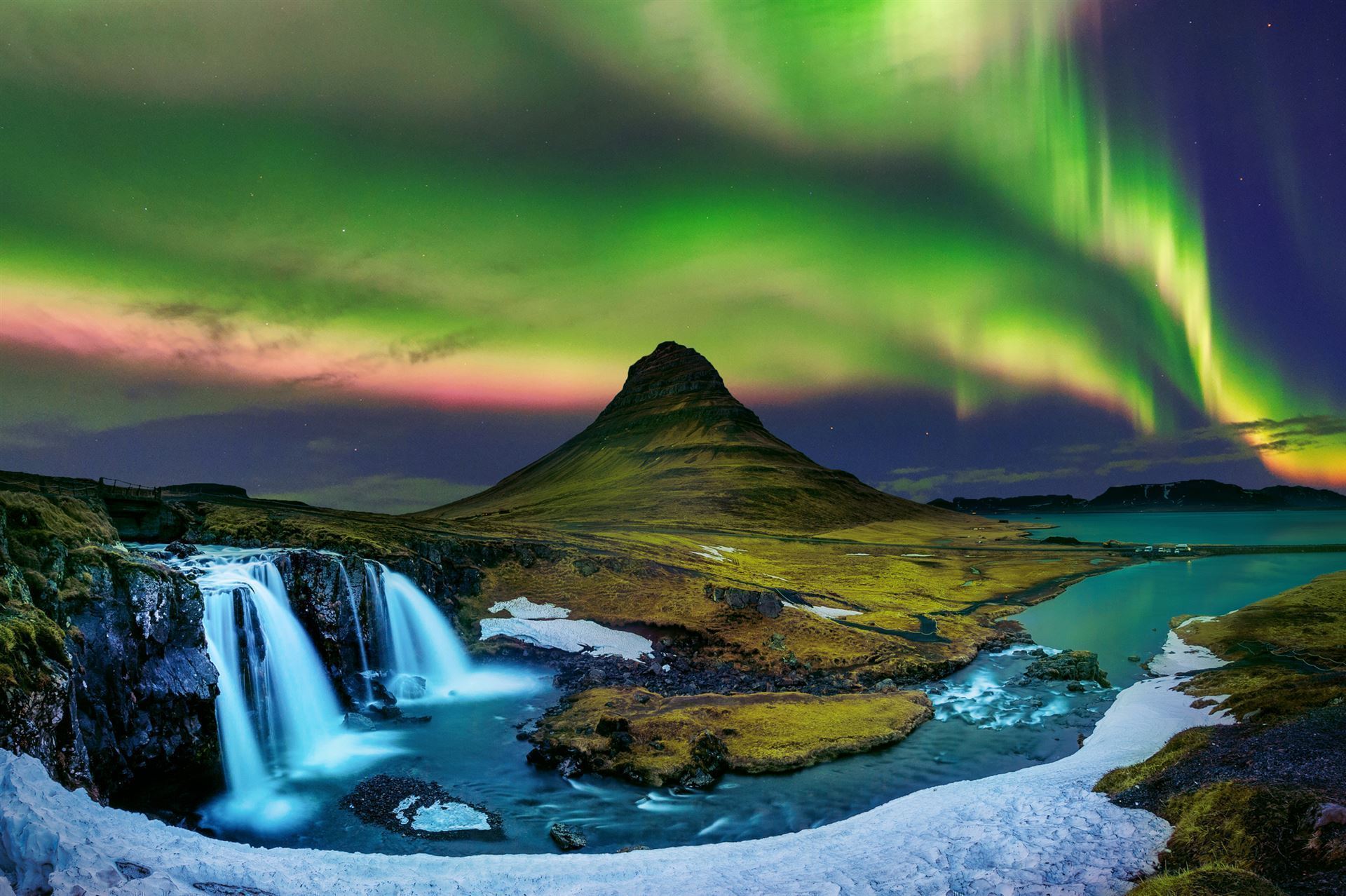 Nordlicht an Kirkjufell