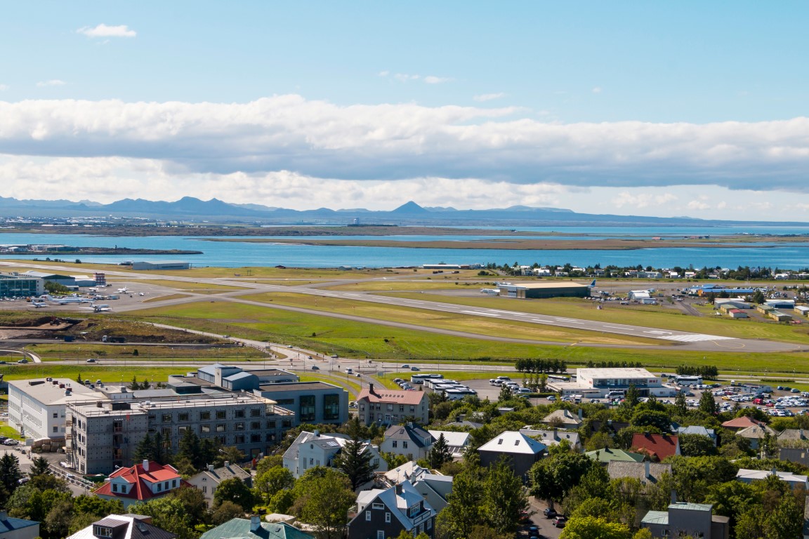 Keflavik_Blick auf Stadt und Airport