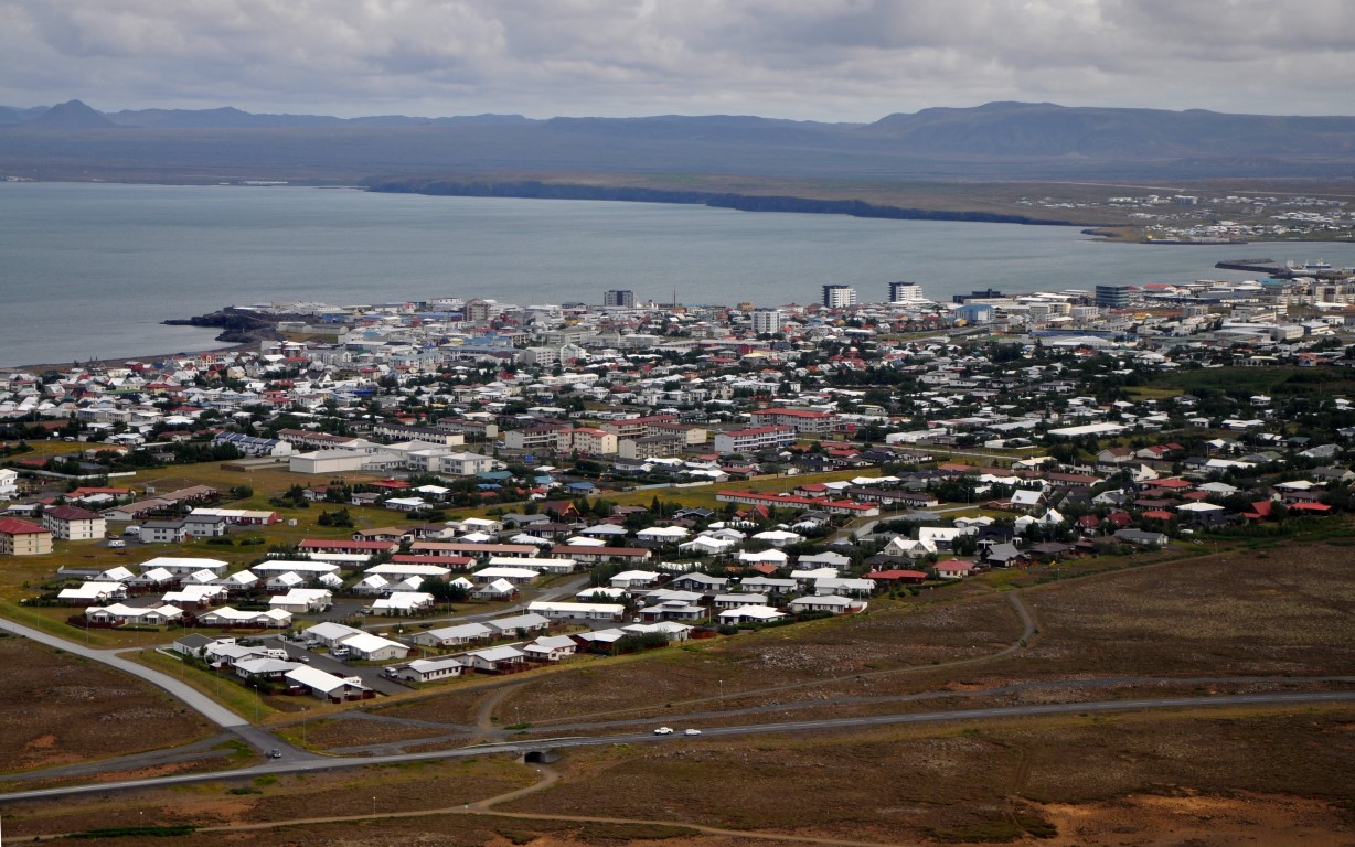 Keflavik_Stadtansicht von oben