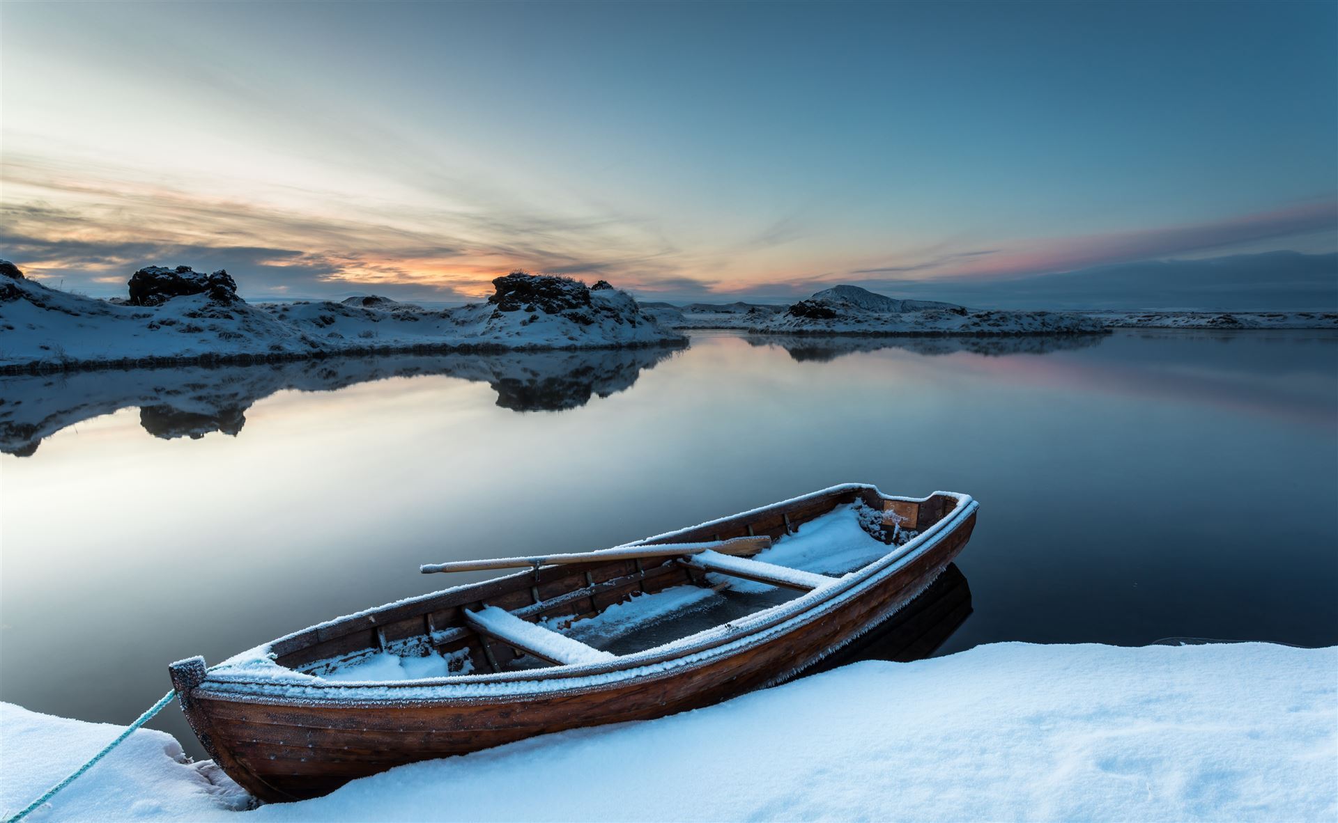 Myvatn See_Winter