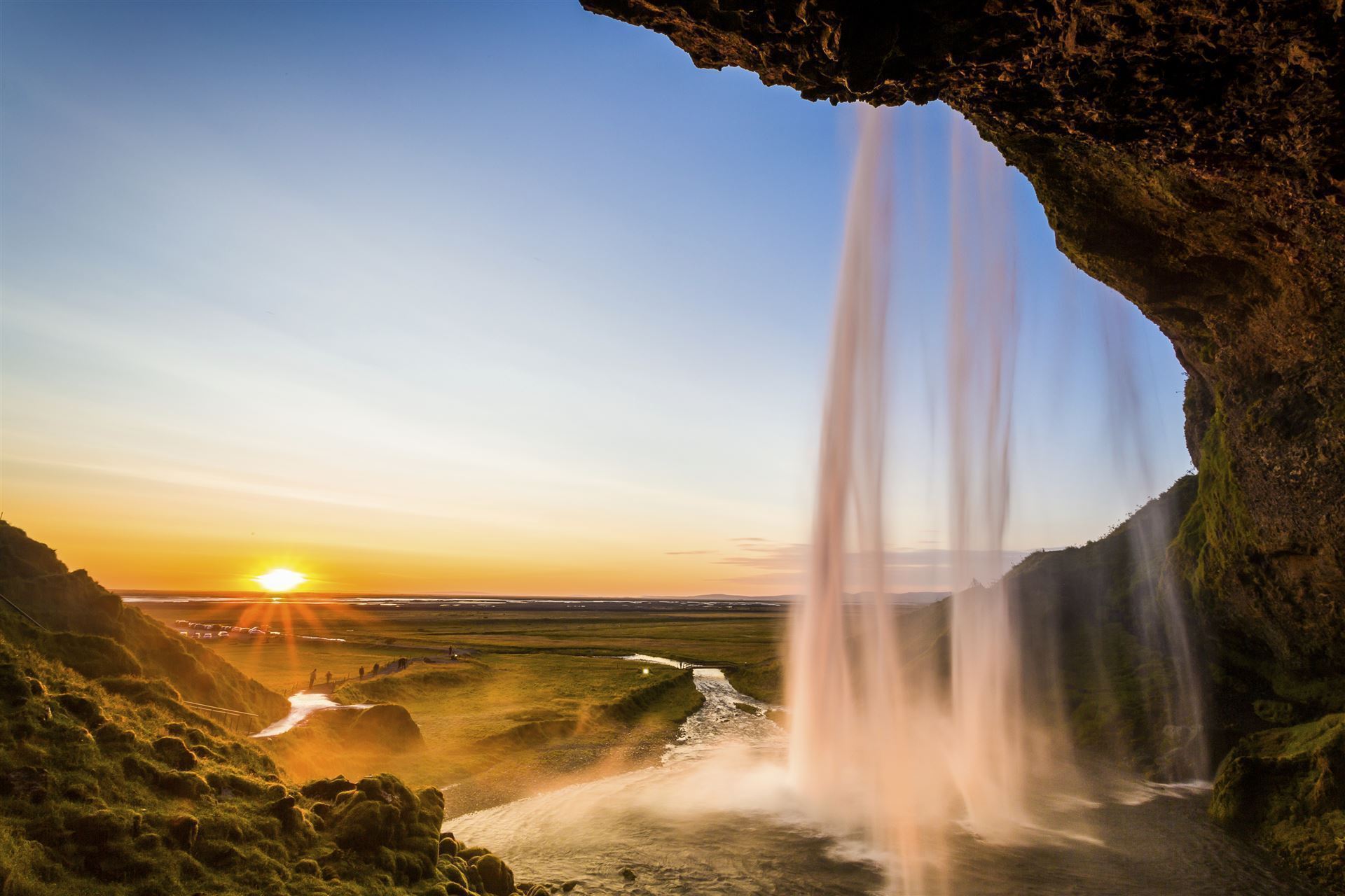 Island Seljalandsfoss Wasserfall