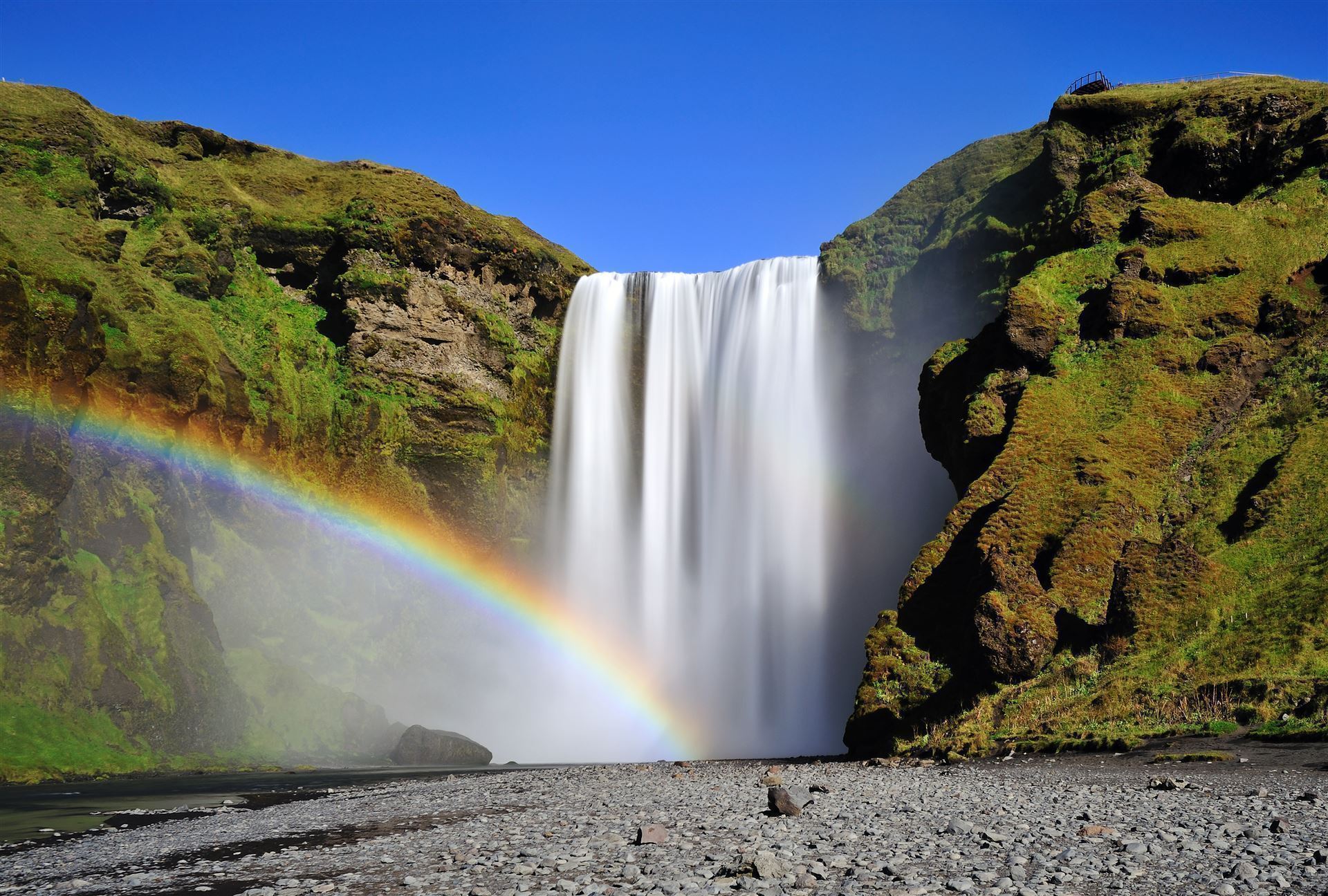 Skogafoss-Wasserfall